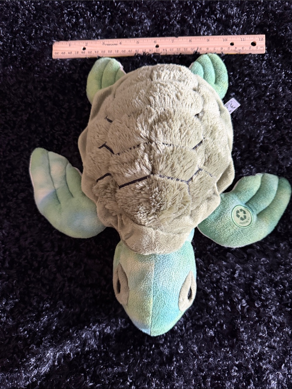 Green Plush Sea Turtle Stuffed Animal